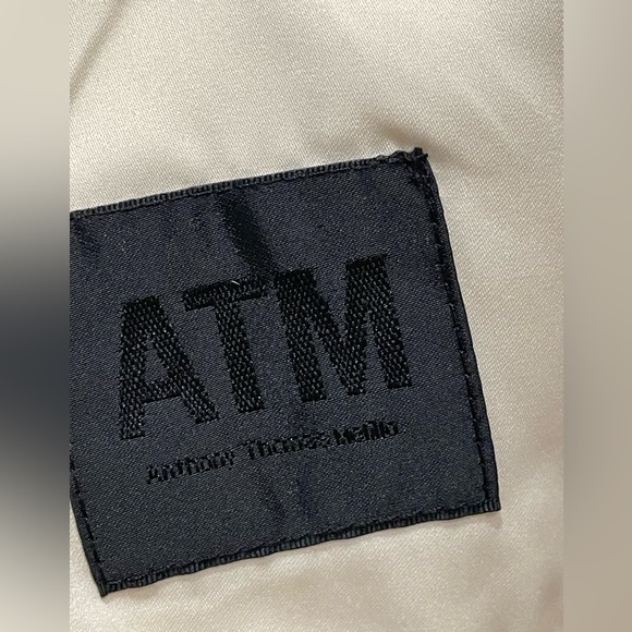 ATM Cream White Sherpa Teddy Jacket - Picture 10 of 11